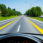 **

"A driver's perspective looking at an intersection with a flashing yellow arrow signal. Oncoming traffic is visible but at a safe distance. Focus on the traffic signal and the road ahead. Daytime setting. Safe for work, appropriate content, fully clothed, professional photography, correct proportions, natural pose, realistic."

**