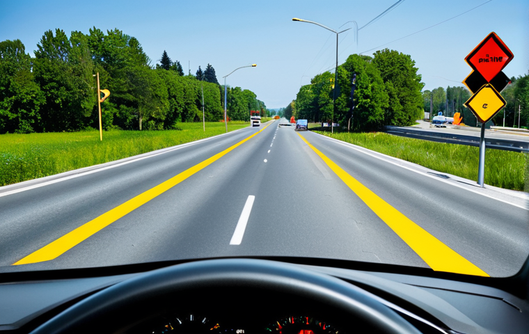 **
"A driver's perspective looking at an intersection with a flashing yellow arrow signal. Oncoming traffic is visible but at a safe distance. Focus on the traffic signal and the road ahead. Daytime setting. Safe for work, appropriate content, fully clothed, professional photography, correct proportions, natural pose, realistic."
**
