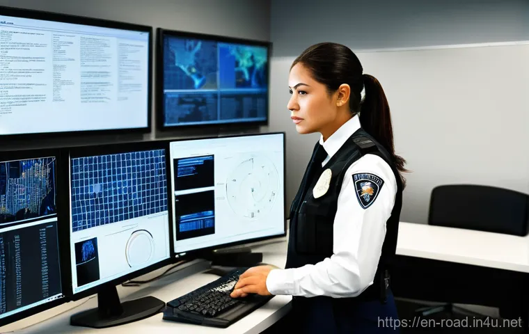 도로교통사 연봉 테이블 - **Prompt: Seasoned Accident Reconstructionist in a High-Tech Lab**
    "A highly experienced, middle...