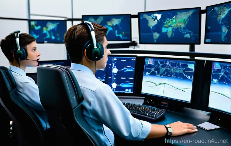 도로교통사 연봉 상향 사례 - **Prompt:** "A content and confident air traffic controller, a man in his late 40s, dressed in styli...