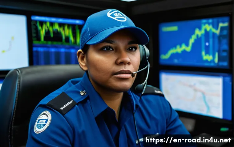 도로교통사 직무에서의 커뮤니케이션 기술 - **Prompt:** A modern, dynamic image illustrating effective active listening and strong dispatcher-dr...